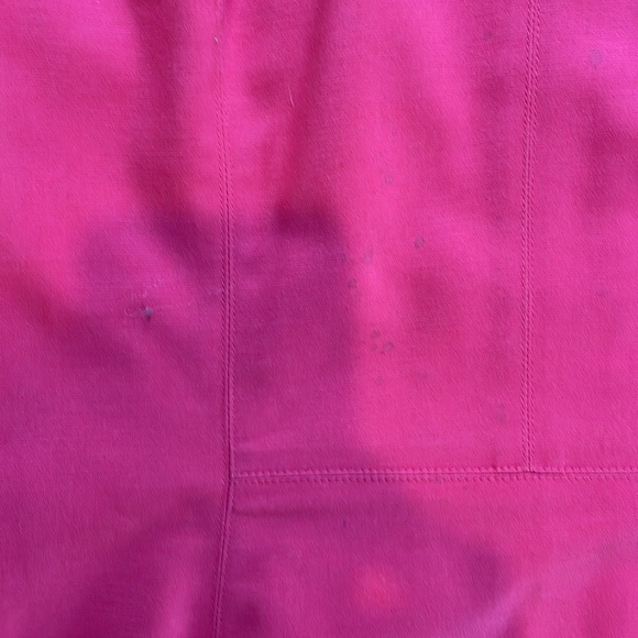 Coral red cotton lined dress - Picture 6 of 9